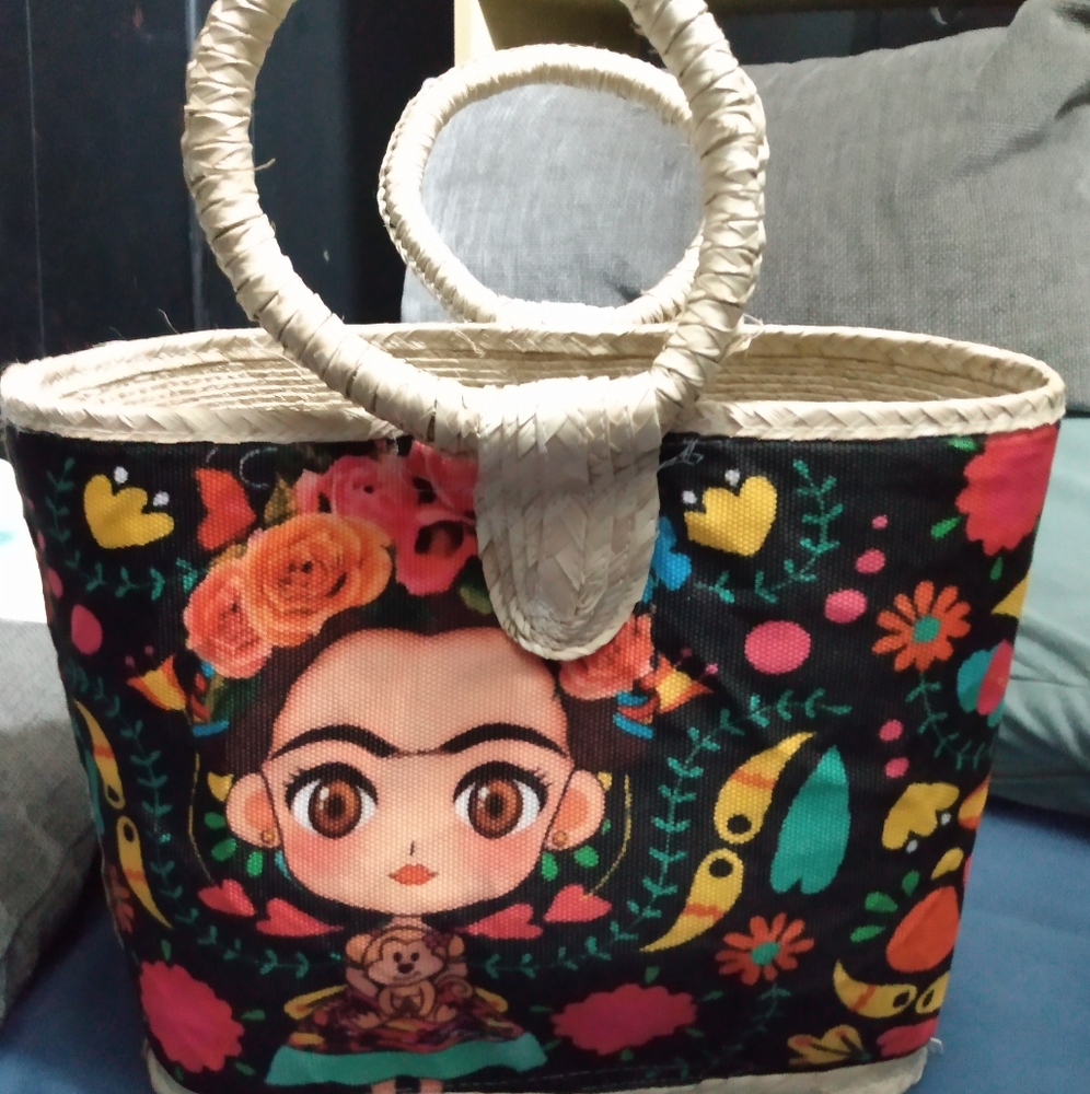 Beautiful handmade Frida kahlo women's handbag